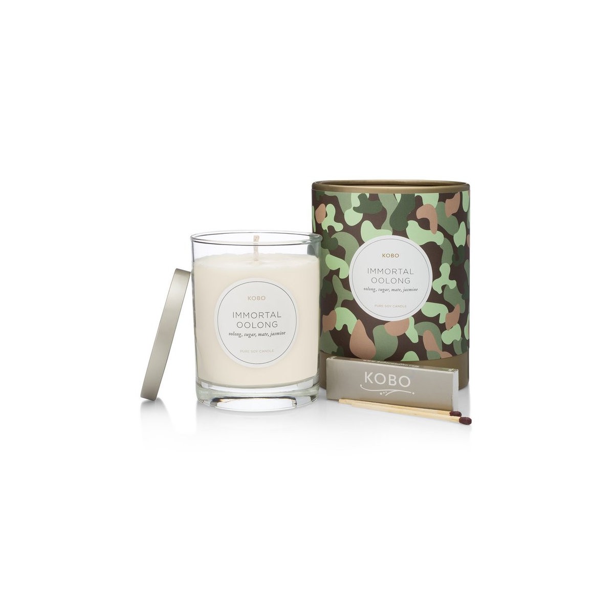 VOLUSPA KOBO CAMO IMMORTAL OOLONG CANDLE VONNÁ SVIEČKA (11OZ / 312G)