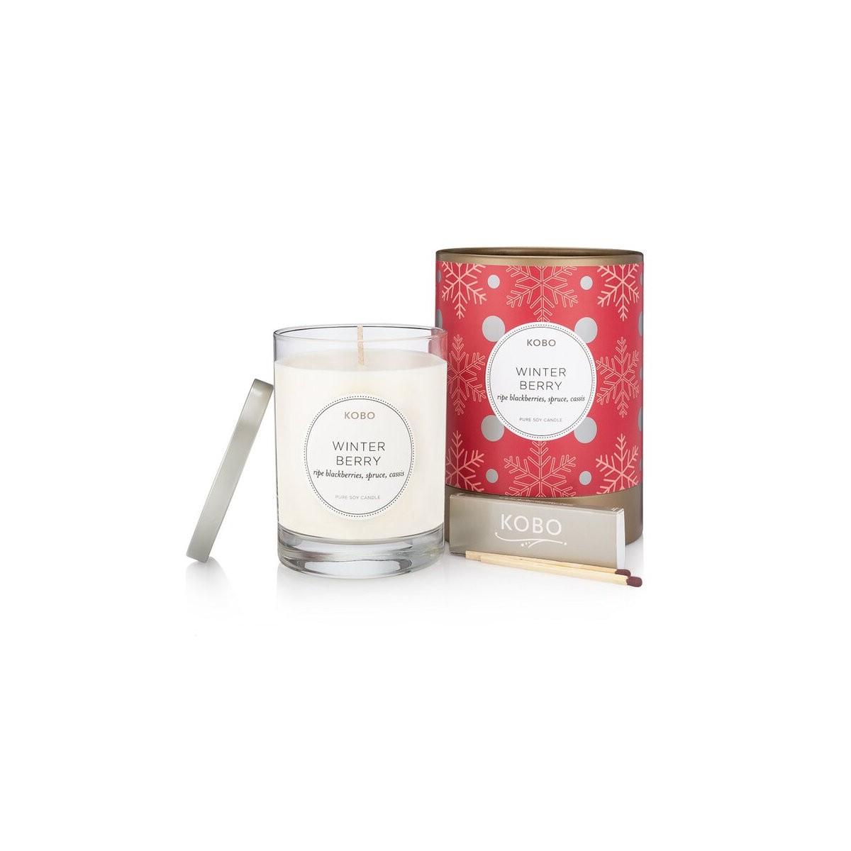 VOLUSPA KOBO HOLIDAY WINTER BERRY VONNÁ SVIEČKA (11OZ / 312G)
