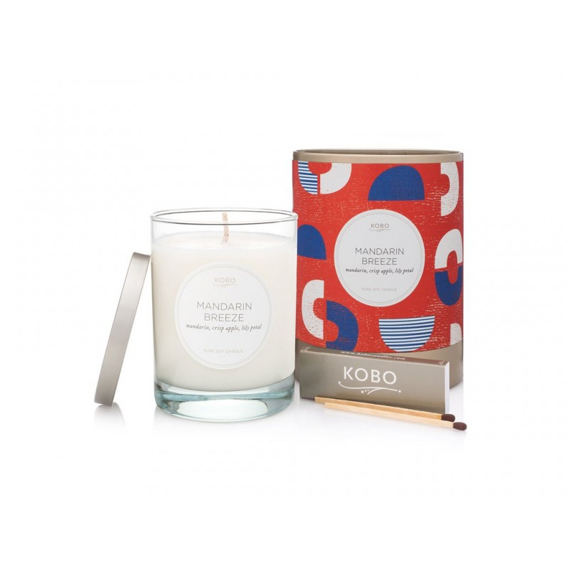 VOLUSPA KOBO NATURAL MATH MANDARIN BREEZE CANDLE VONNÁ SVIEČKA (11OZ / 312G)