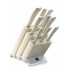 9-dielny blok nožov Classic Ikon Creme 9874