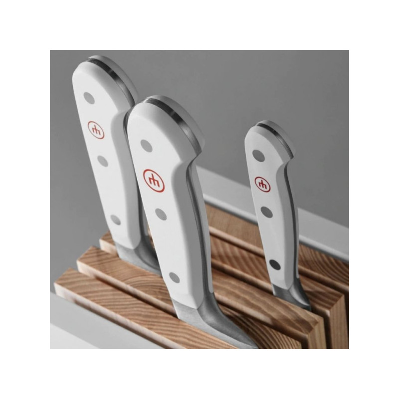 Súprava nožov CLASSIC WHITE v stojane 5 ks - nôž na chlieb