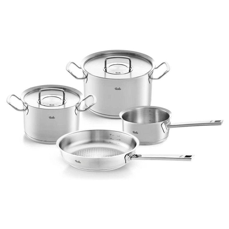 4-Dielna sada hrncov Fissler Original-Profi Collection s rajnicou a panvicou