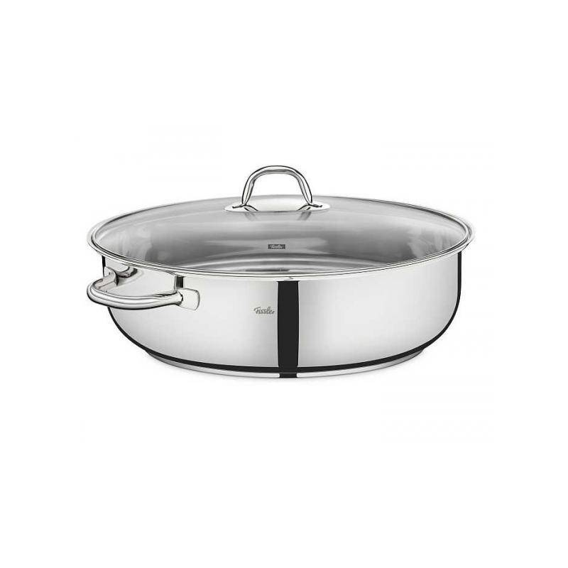 Oválny pekáč z nehrdzavejúcej ocele so skleneným vekom - 8,8 l - Indukčný