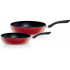 Sada 2 panvíc Cenit červená 24 a 28 cm