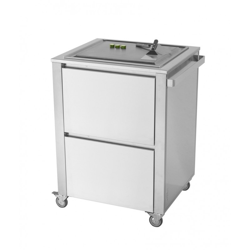 Kuchynský modul - vozík s varnou doskou Teppanyaki