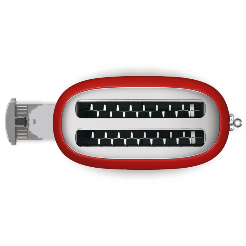 Toustovač 50´s Retro Style, 4x2, TSF02 červený