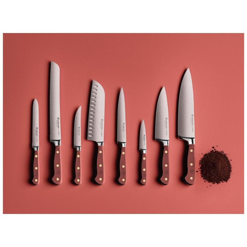 Stojan so 7 ks nožov CLASSIC COLOUR Tasty Sumac