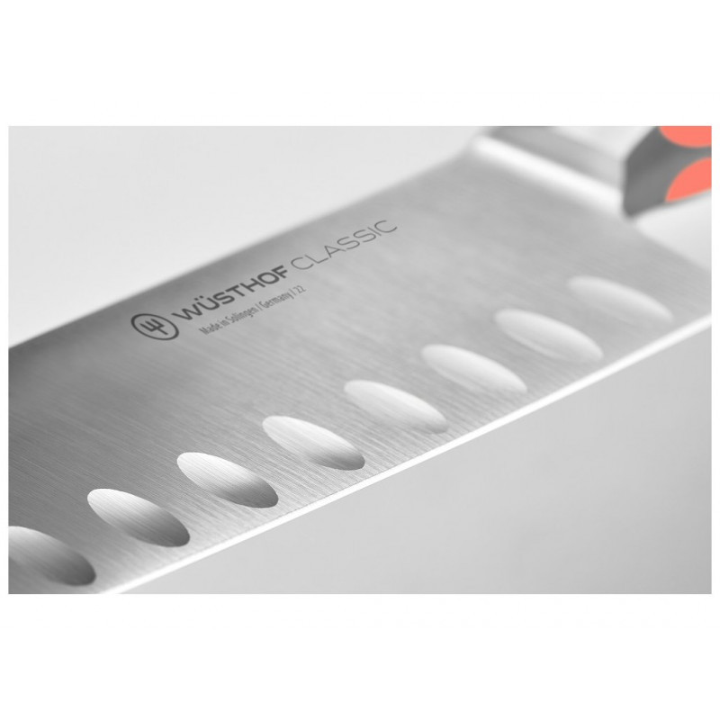 Nôž Santoku CLASSIC COLOUR 17 cm s výbrusom Coral Peach