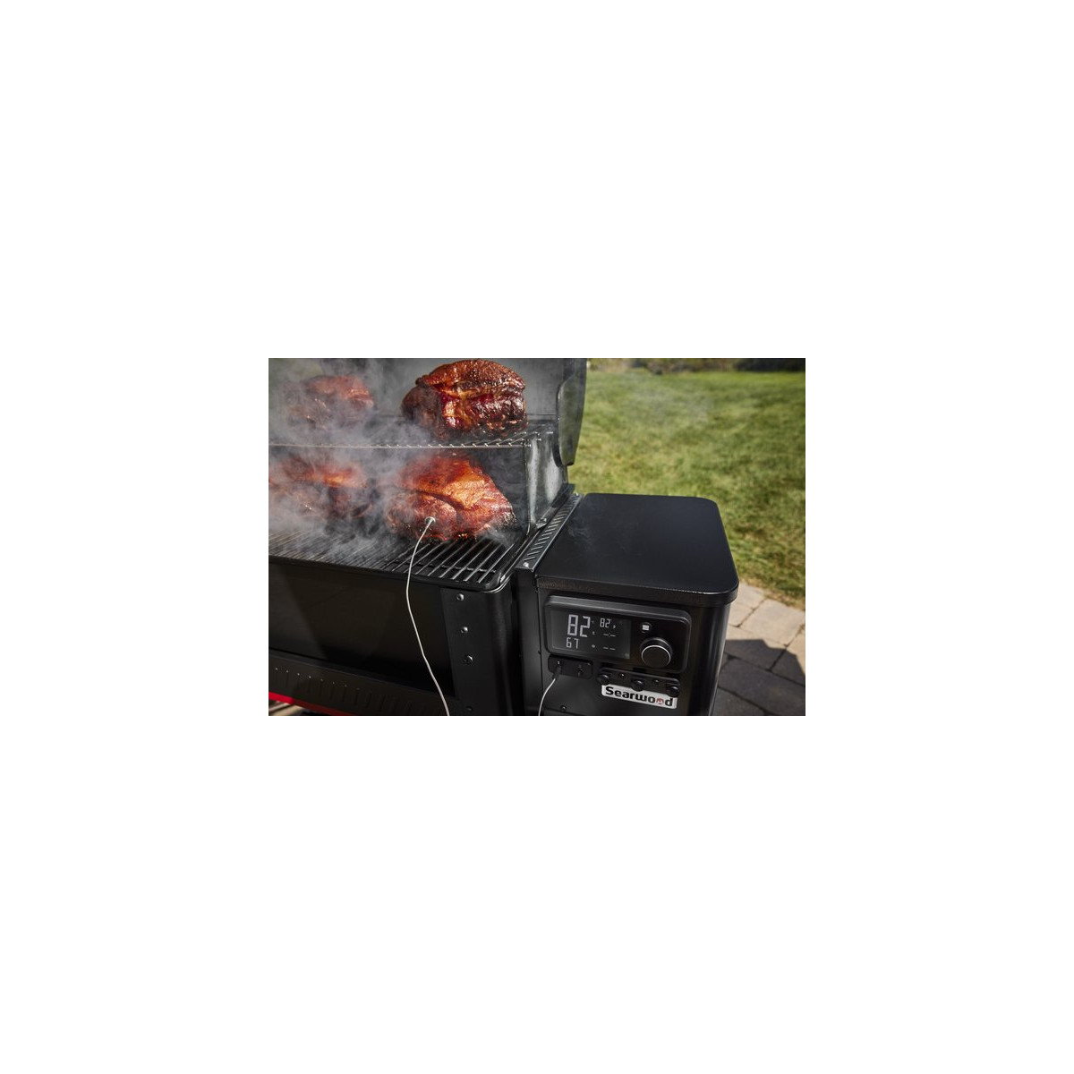 Searwood XL Black 91 cm, peletový gril