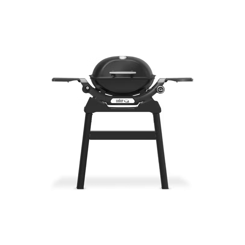 Plynový gril Q 1200N s postrannými stolíkmi a kompaktným podstavcom