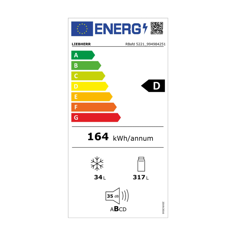 Chladnička RBsfd 5221 Plus BioFresh