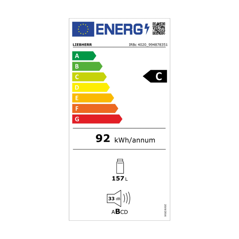 Vstavaná Chladnička IRBc 4020 Plus BioFresh