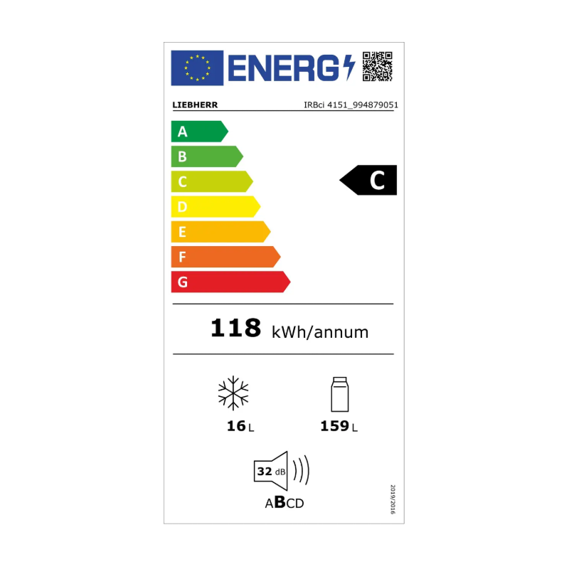 Vstavaná Chladnička IRBci 4151 Prime BioFresh