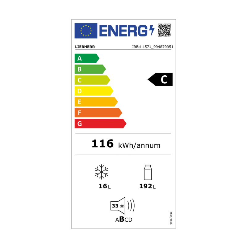 Vstavaná Chladnička IRBci 4571 Peak BioFresh