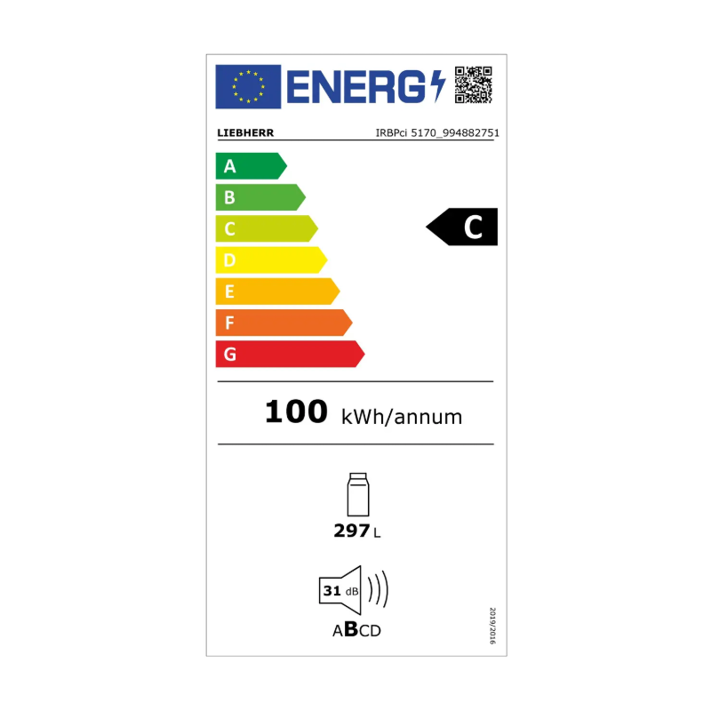 Vstavaná Chladnička IRBPci 5170 Peak BioFresh