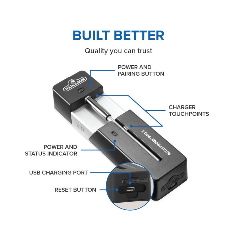 Bezdrátový teplomer Napoleon ACCU-PROBE™ PRO X.