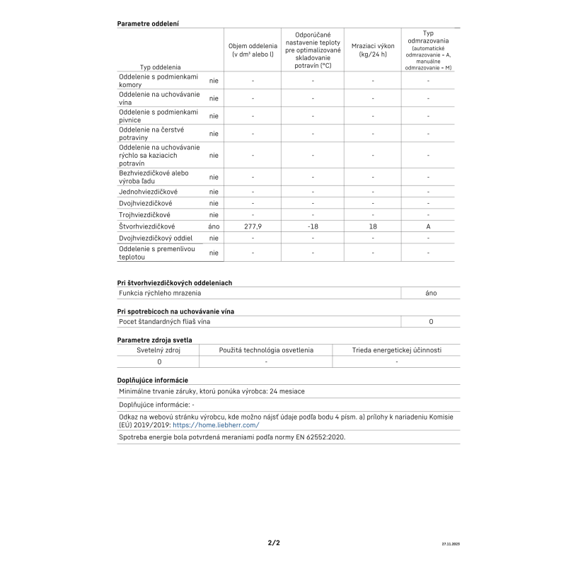 XRFst 5295 Peak BioFresh NoFrost