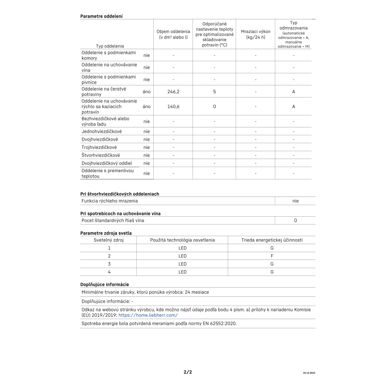 XRFst 5295 Peak BioFresh NoFrost