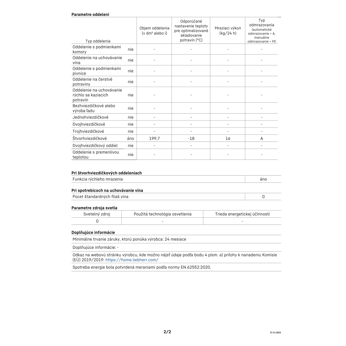FNb 465i Prime NoFrost