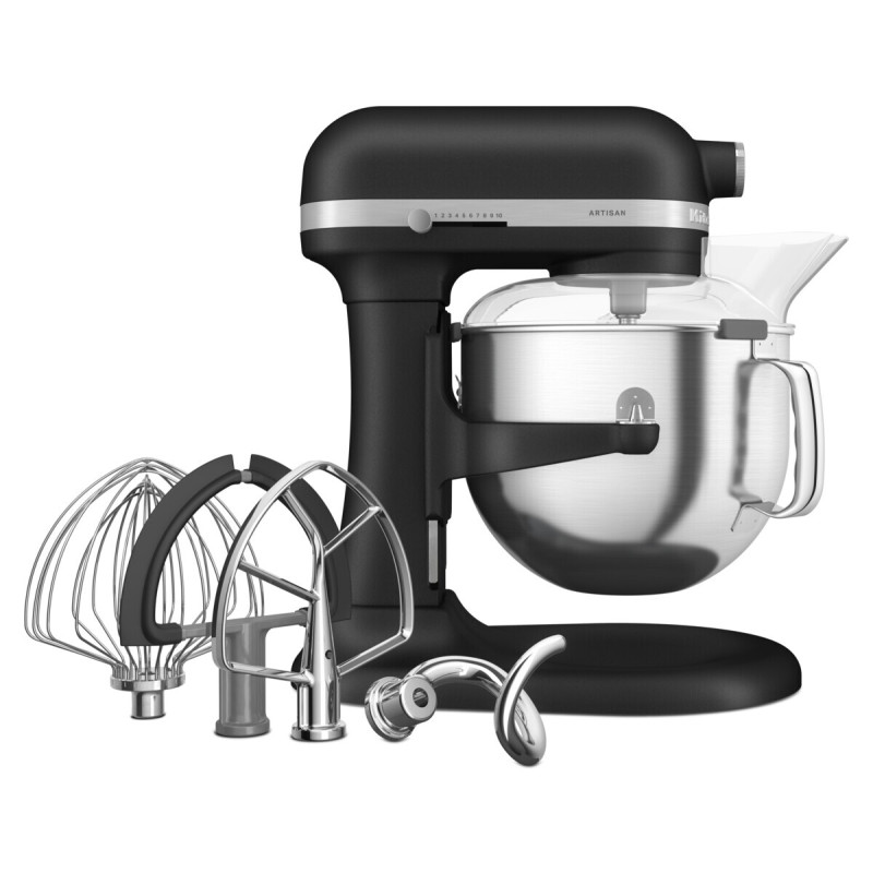 Kitchenaid robot Artisan 5KSM70SHXEBK čierna litina