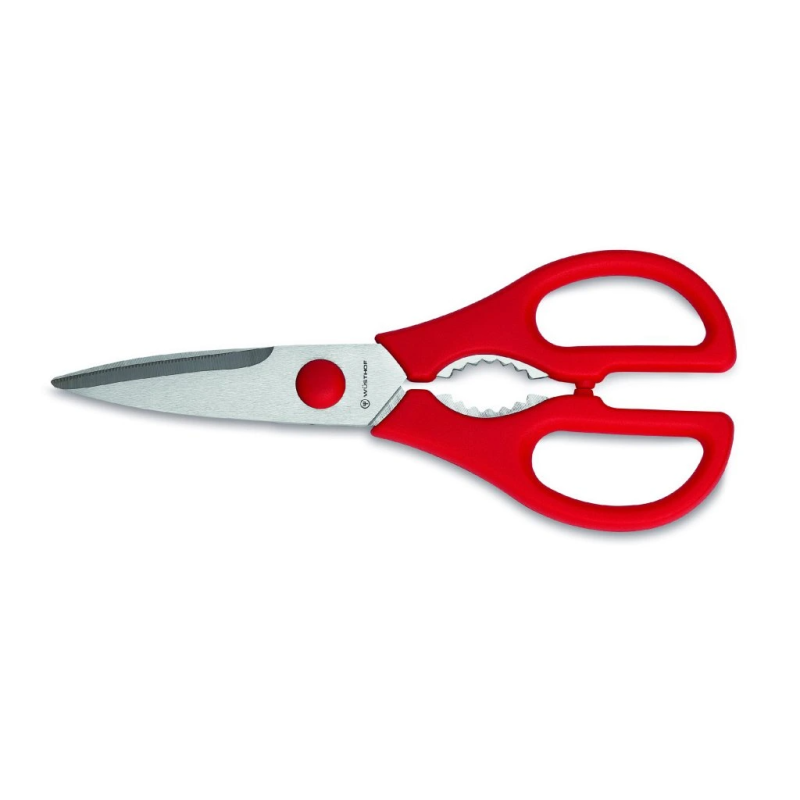 Stojan so 4 ks nožov GOURMET s ocieľkou, nožnicami, brúskou a doskou na krájanie