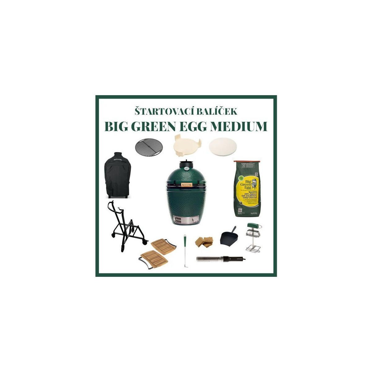 BIG GREEN EGG MEDIUM odporučaná zostava 2026