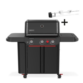 WEBER Genesis E-330WR Stealth Edition Plynový gril 1502311