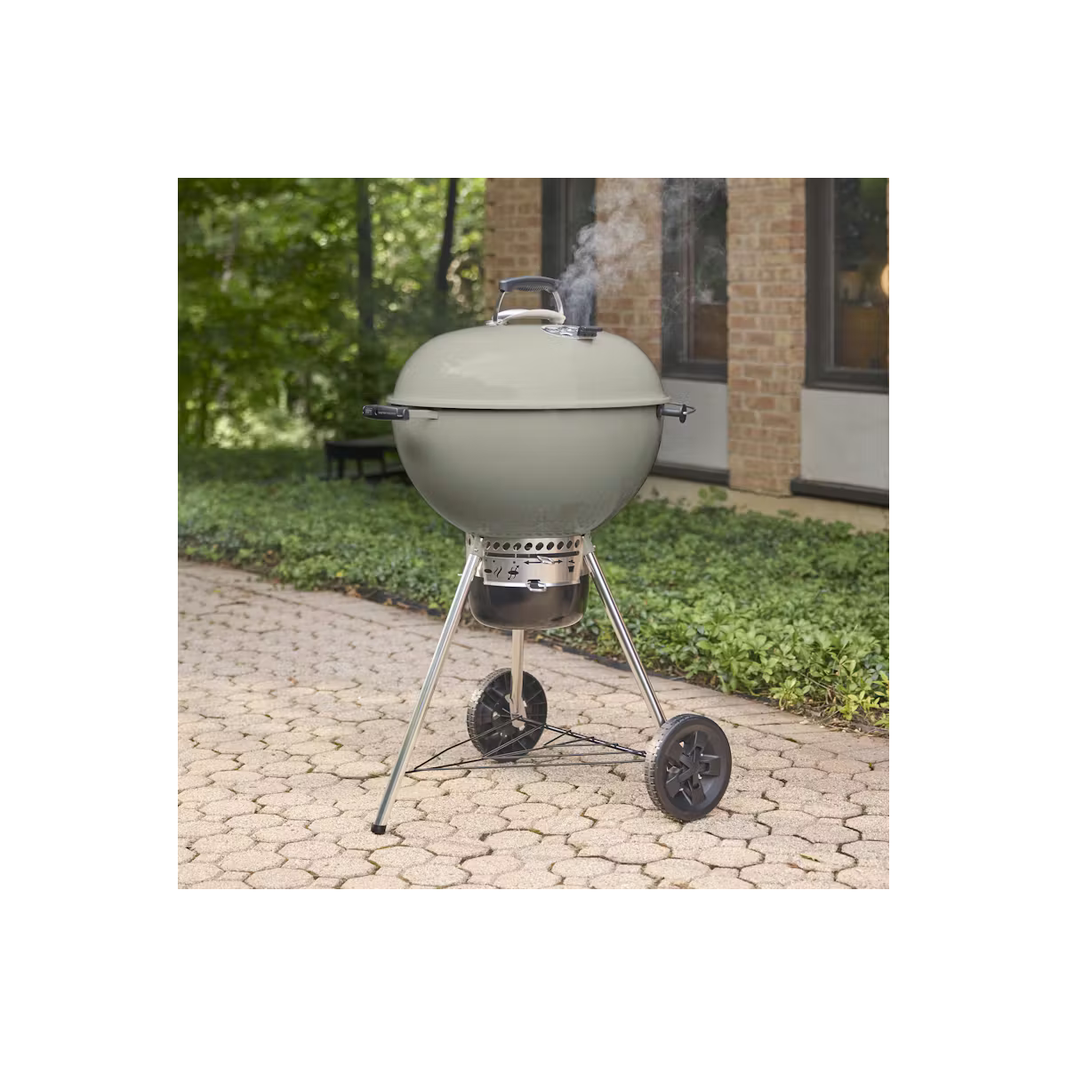 Gril na drevené uhlie Master-Touch, 57 cm, Smoke Grey
