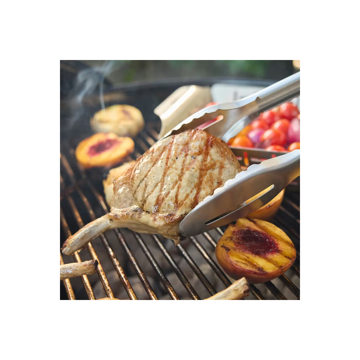 Gril na drevené uhlie Master-Touch, 57 cm, Smoke Grey