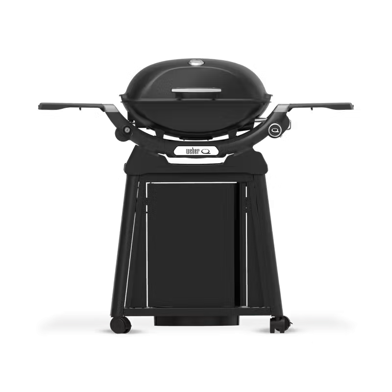 Weber Plynový gril Q 2200N s postrannými stolíkmi a vozíkom Premium