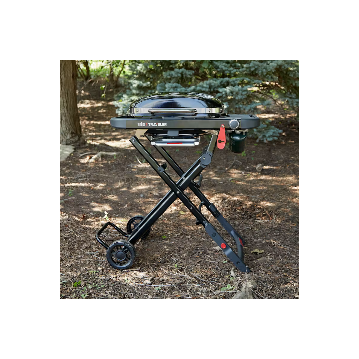 Weber Prenosný plynový gril Weber Traveler® Compact