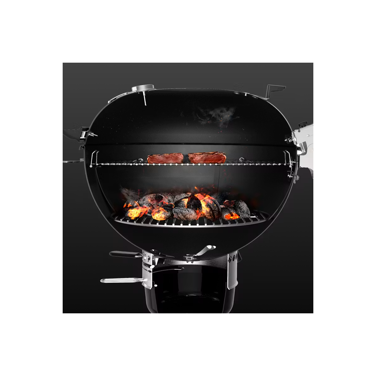 Weber Gril na drevené uhlie Master-Touch Premium, 57 cm
