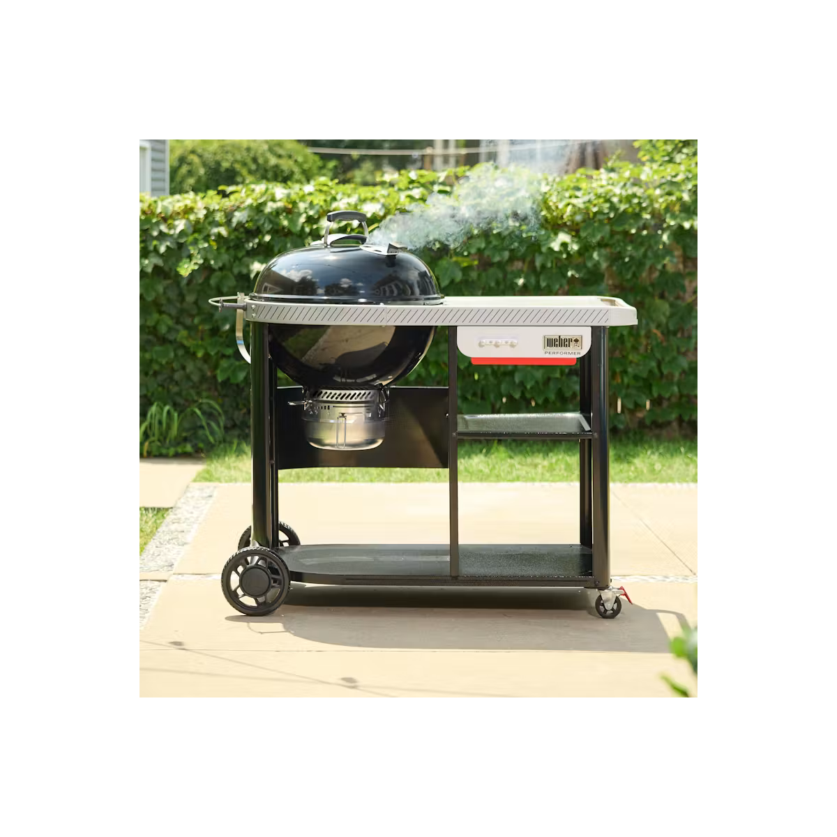 Weber Gril na drevené uhlie Performer Premium, 57 cm