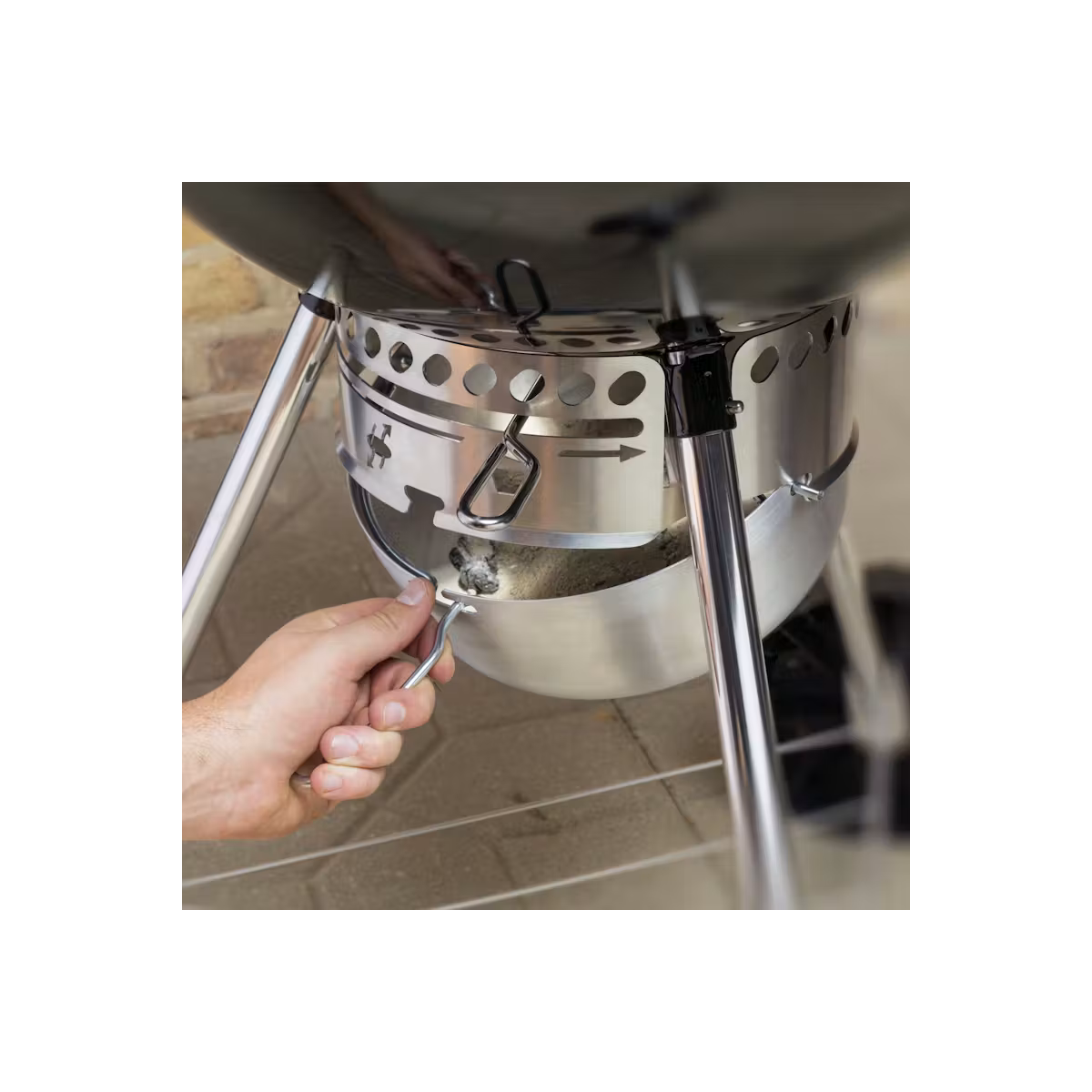 Weber Gril na drevené uhlie Original Kettle Premium, 57 cm