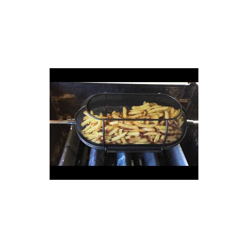 Kôš na otočný rošt z jemného pletiva