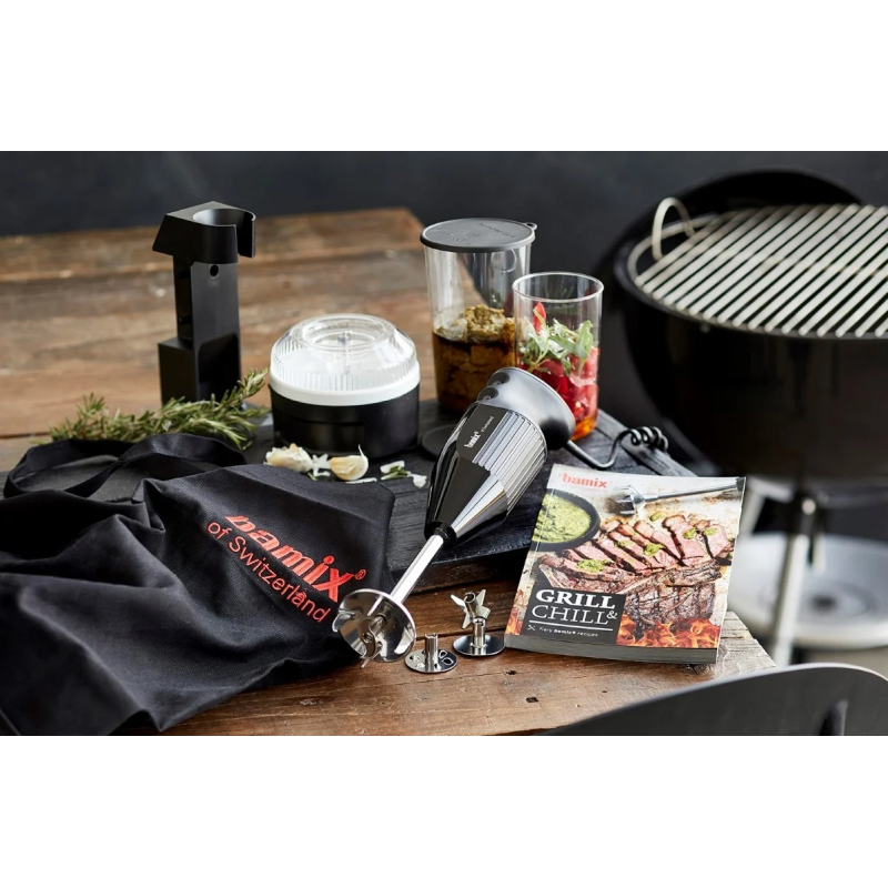 Ponorný tyčový mixér BBQ, 200 W, čierny