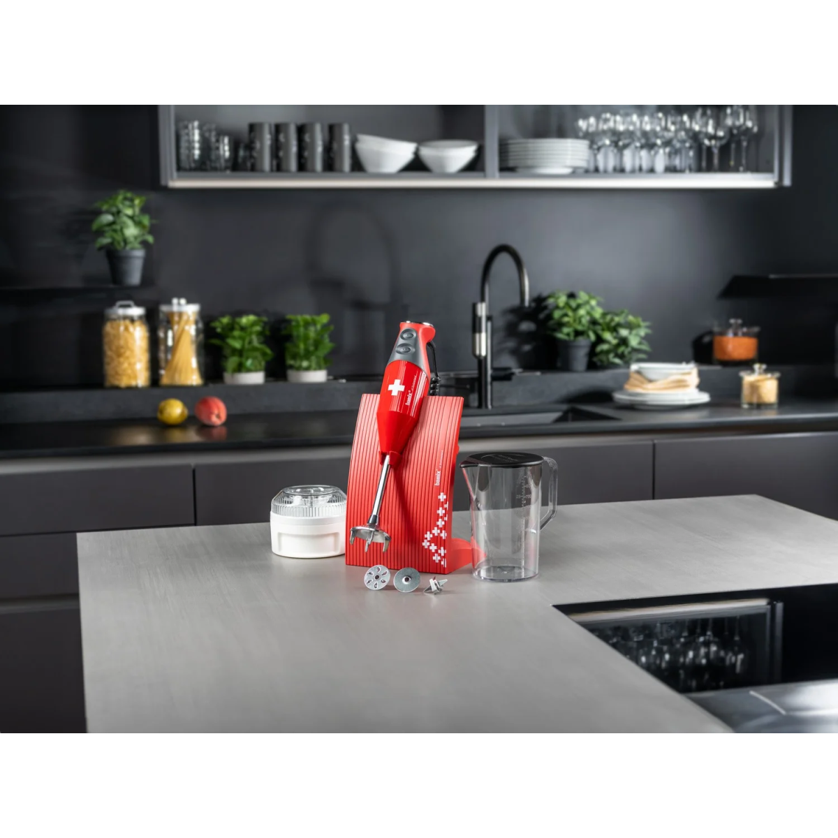 Ponorný tyčový mixér Swissline 200 W, krémový