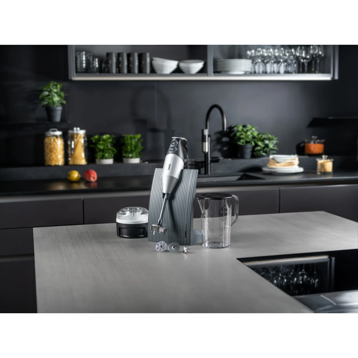 Ponorný tyčový mixér Swissline 200 W, krémový