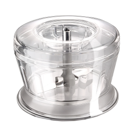 Mlynček na potraviny, 100 ml, transparentný