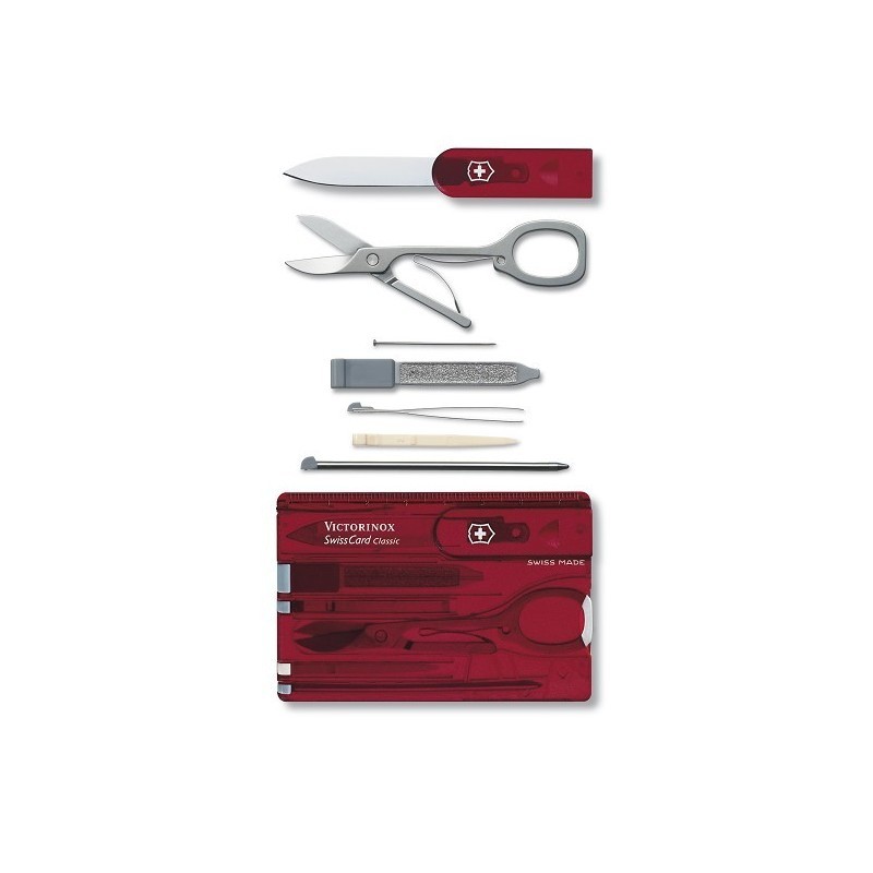 Victorinox 0.7100.T SwissCard Classic Ruby