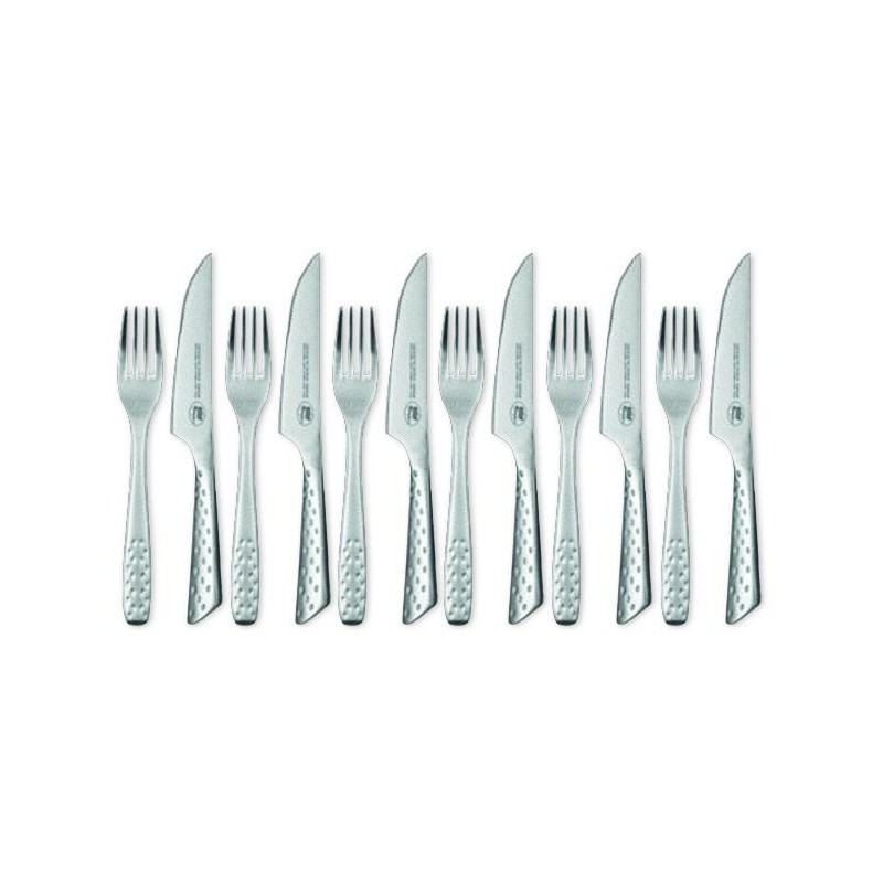 Steaková sada Deluxe, 6 ks, ušľachtilá oceľ