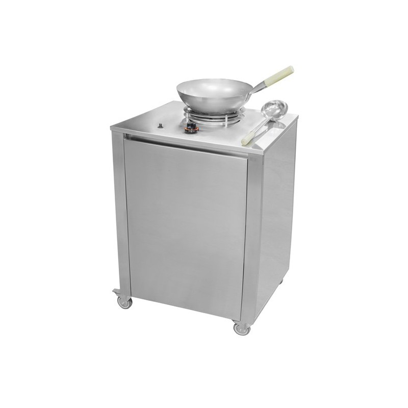 Kuchynský modul - plynový wok nerezový