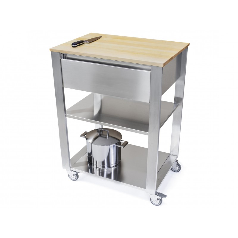 Kuchynský modul - vozík z hrabového dreva 662701