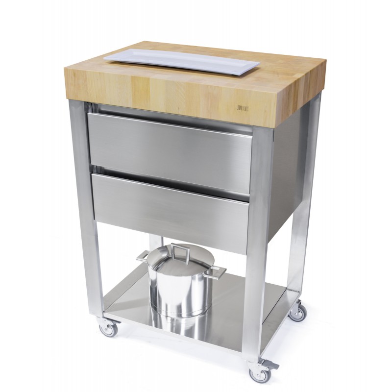 Kuchynský modul - vozík z habanového dreva 663701