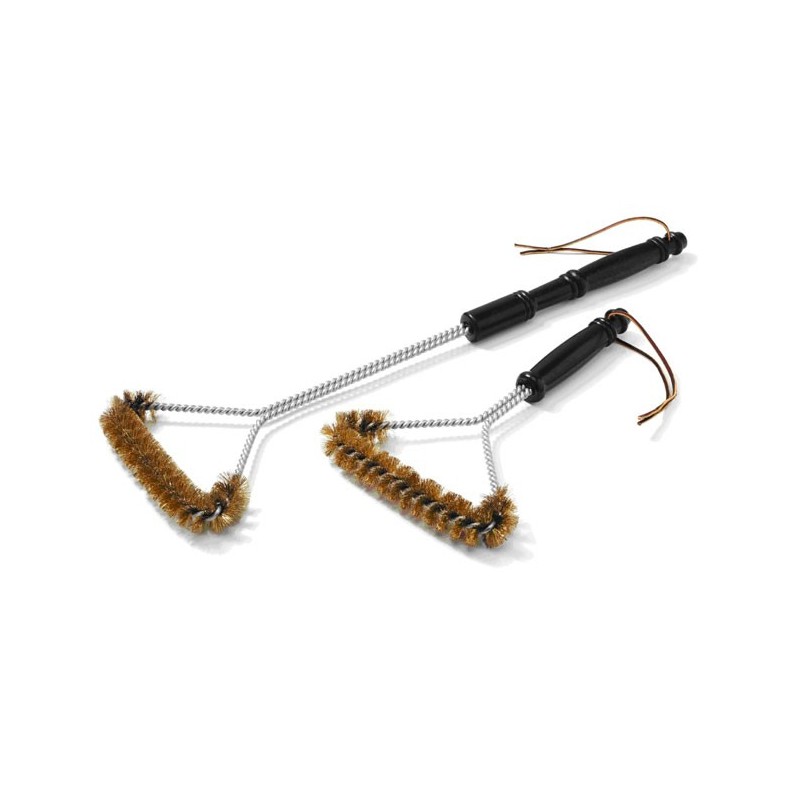 Trojstranná kefa na čistenie grilu, 53 cm