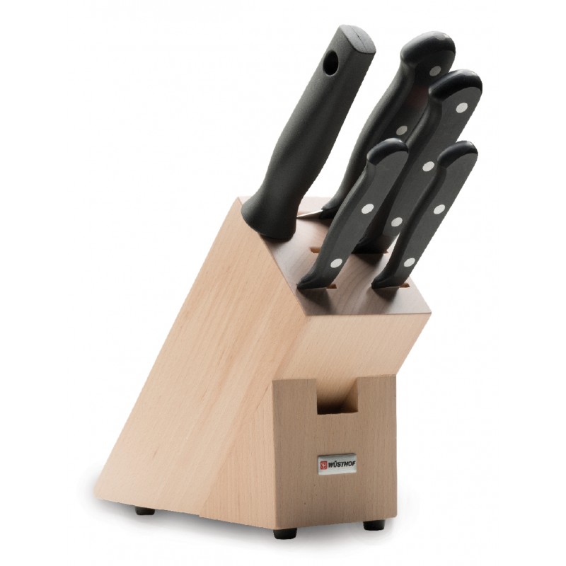 Stojan s nožmi 5-dielny Wüsthof Gourmet