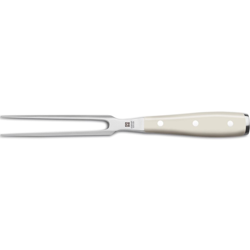Vidlička na mäso 16 cm krémová