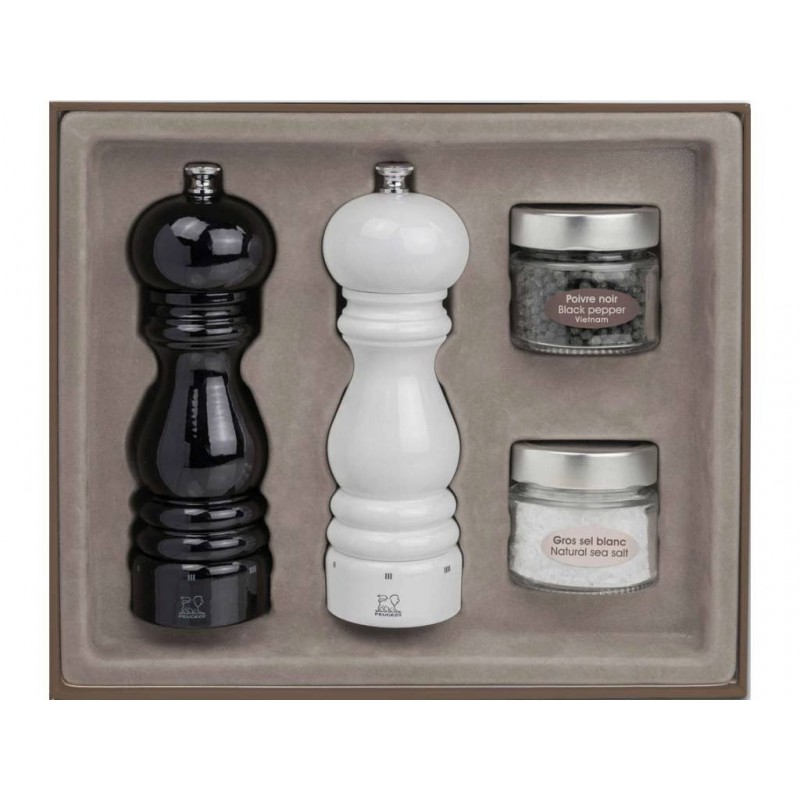 sada mlynčekov paris na soľ a korenie so zásobníkom